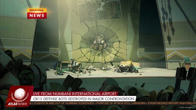 Overwatch - [BREAKING] OR15 Defense units DESTROYED at Numbani Airport! смотреть онлайн