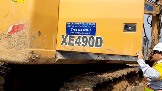 49 ตันคันนี้ XCMG XE490D บุ้งกี๋ 3 คิว cummins ใหญ่จัด excavator EP.5517 смотреть онлайн