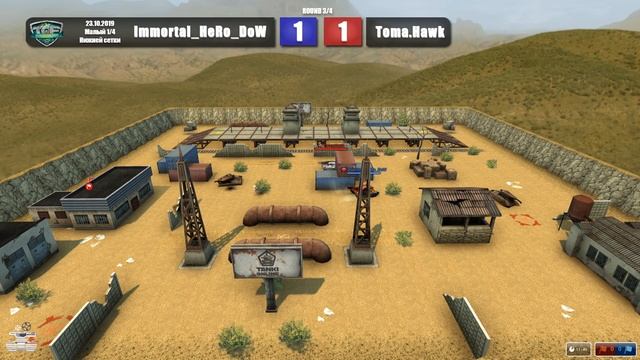Immortal_HeRo_DoW vs. Toma.Hawk TOF Solo Gauss | Малый 1/4 н.с. 23.10.2019 смотреть онлайн
