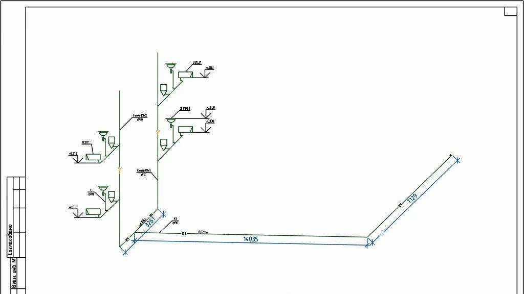 13. NanoCad Bim ВК. Аксонометрические схемы