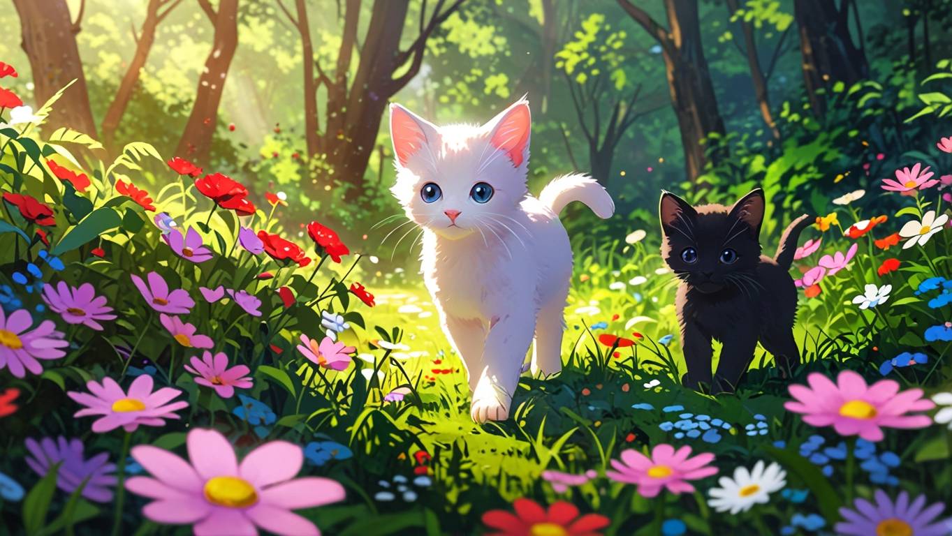 Приключения Белого Котенка. Серия 11: Загадка Волшебного Леса смотреть онлайн