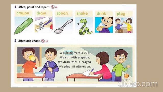 3 Family and Friends chant U1 lesson 4 9, 10 p. 11 смотреть онлайн