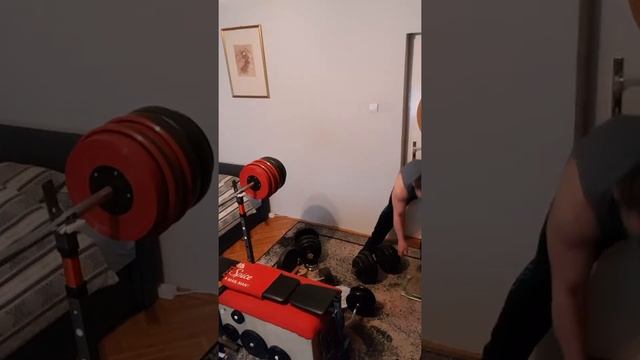 30.6 kg (67 lbs) dumbbells: 5 reps OHP + 15 reps bent over row смотреть онлайн