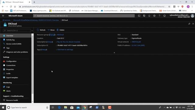 How to Create Virtual network Gateway of Type Express Route смотреть онлайн
