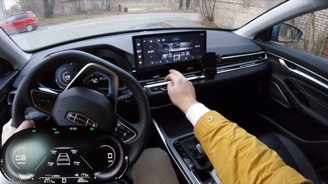 Geely Emgrand - разгон от 0 до 100, приятная тяга смотреть онлайн