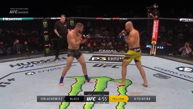 Glover Teixeira vs Jan Blachowicz | FREE FIGHT | UFC 275 смотреть онлайн