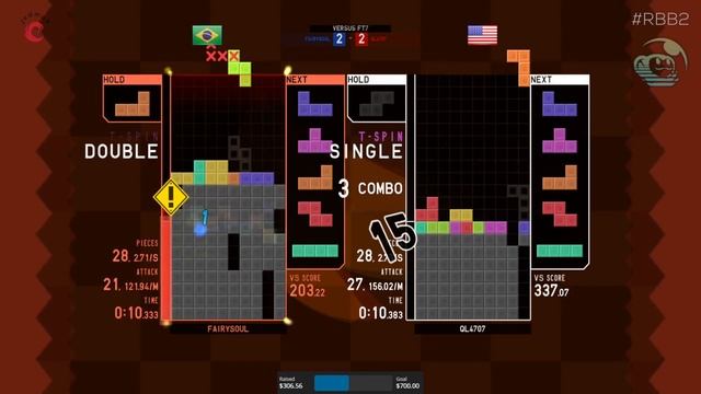 Renge's Birthday Bash 2 PK - Meias Vs. QL - Losers Round 6 TETR.IO Tournament смотреть онлайн