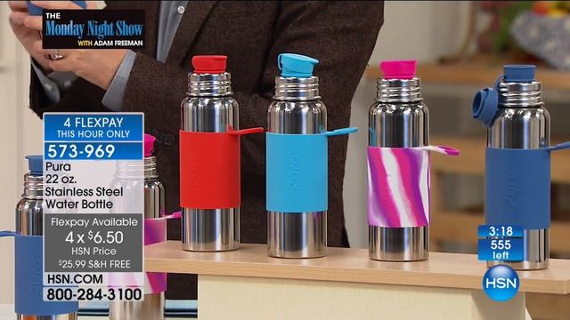 Pura 22 oz. Stainless Steel Water Bottle смотреть онлайн