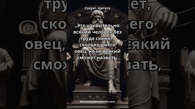 Это удивительно...Сократ.Цитата. #философия #цитаты смотреть онлайн