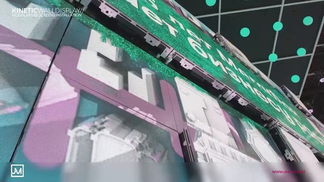 Modular LED Screens - Kinetic Wall смотреть онлайн