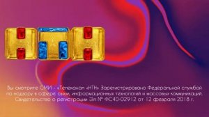 Экран свидетельства о регистрации телеканала НТН