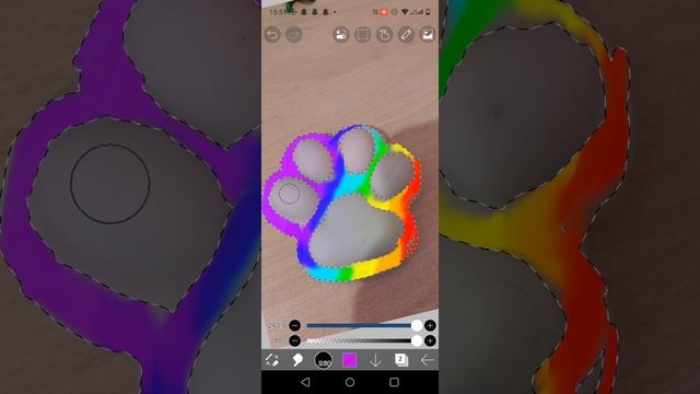 рисую лапку ❤❤❤ смотреть онлайн