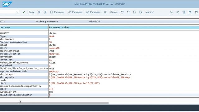 Change static parameter value in RZ10 смотреть онлайн