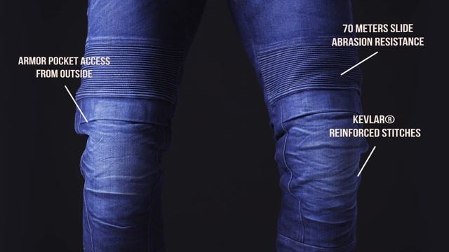 Kevlar Motorcycle Jeans Karl Navy by Pando Moto смотреть онлайн