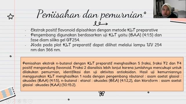 ISOLASI DAN IDENTIFIKASI SENYAWA FLAVONOID PADA DAUN SEMBUKAN dan UJI AKTIVITAS SEBAGAI ANTIOKSIDAN смотреть онлайн