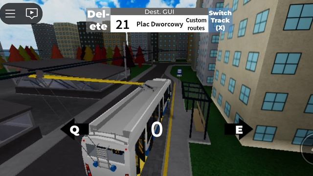 Roblox. Поездка на троллейбусе Тролза 5265.00 Мегаполис смотреть онлайн