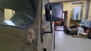 Новые боковые зеркала с самым удобным обзором на УАЗ 469, своими руками