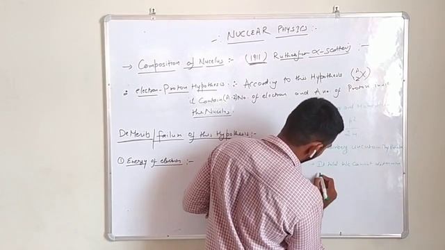 Electron proton hypothesis // nuclear physics concepts bsc 5th sem // composition of nucleus смотреть онлайн