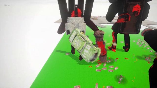 CARS Vs TITAN SPEAKER MAN, CAMERA MAN (Teardown Mods)