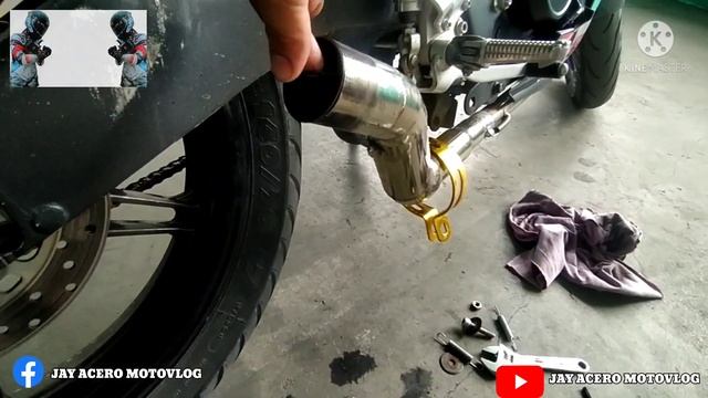 DB KILLER INSTALLED ON SC PIPE YAMAHA R15 V2 | SOUND CHECK PLUS SHOUT OUT | JAY ACERO MOTOVLOG смотреть онлайн