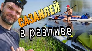 Разлив на озере Сазанлей