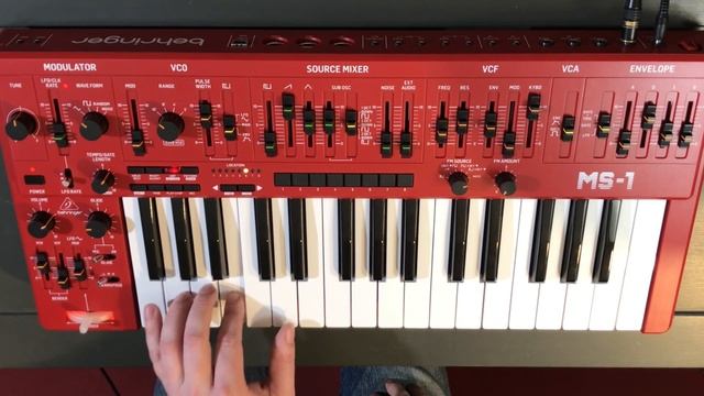 Review: Behringer MS-1 Synthesizer + VC-340 Vocoder w/ Roland SH-101 Comparison MS-101 MS101 VP330 смотреть онлайн