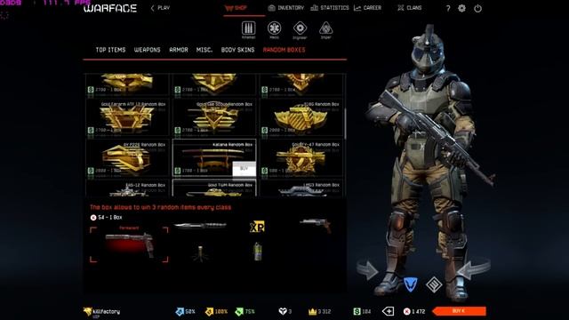 Warface: Random Box opening смотреть онлайн