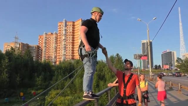 Прыжки с моста в Перми 17.07. 2018 смотреть онлайн