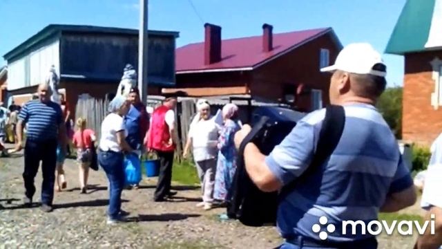 Кукмара районы Зур Кукмара авылында сабантуйга сөлге җыю.2019ел июнь ае. смотреть онлайн