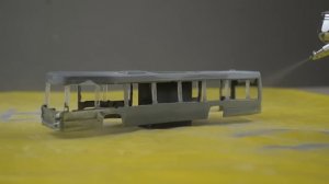 Машинка Ржавый автобус - реставрация