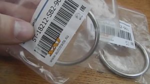 Замена уплотнительных колец между вып. коллектором и глушителем. Х-Одиссей, ра 7