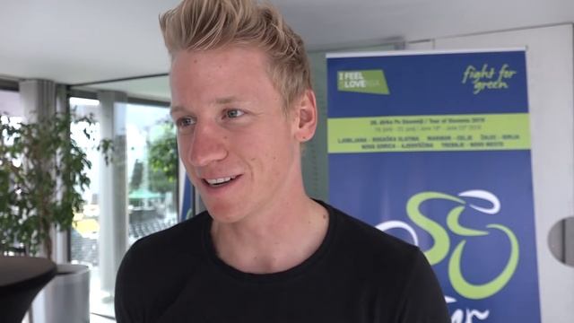 Pascal Ackermann before start of 26. Tour of Slovenia смотреть онлайн