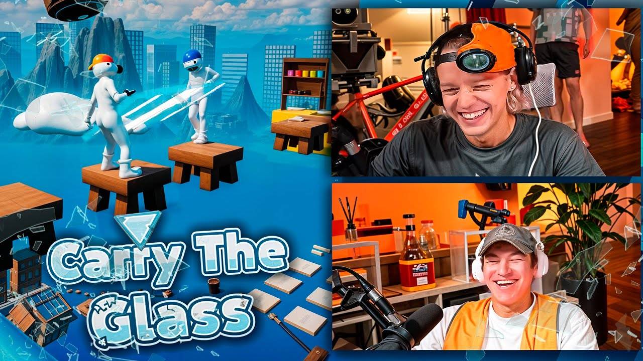 ПАРАДЕЕВИЧ И ШАХ ИГРАЮТ В CARRY THE GLASS | САМОЕ УГАРНОЕ ПРОХОЖДЕНИЕ😂 смотреть онлайн