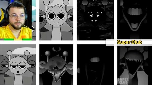 НАШЕЛ ВСЕ ЖУТКИЕ СПРУНКИ С 1 ПО 8 ФАЗЫ  Incredibox Sprunki