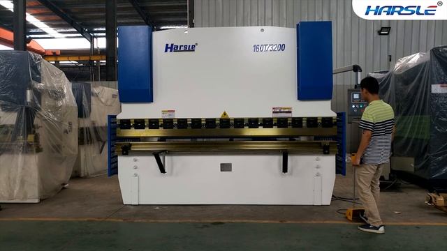HARSLE 160Tx3200 NC Press Brake Machine, Metal Folder With E21 To Peru