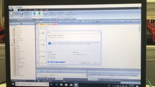 Simatic S7-200 Smart How to upload program with Security password