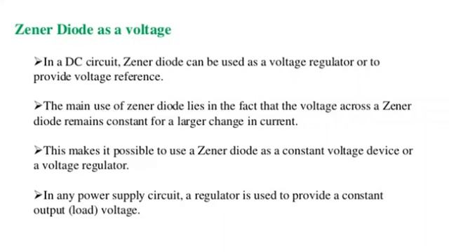 Zener Diode Operation and Characteristics смотреть онлайн