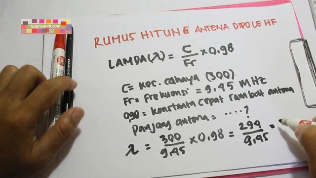 Rumus Antena Dipole HF смотреть онлайн
