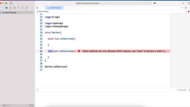 Swift Type Methods (static vs class) смотреть онлайн