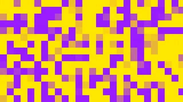 Satisfying Violet and Yellow Pixel Screensaver [1 HOUR] - Relaxing Pixel Color Changing LED Lights смотреть онлайн