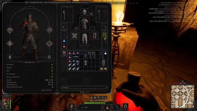 Solo Barbarian RAMPAGE (1vX PvP) - Dark and Darker Playtest 4 смотреть онлайн