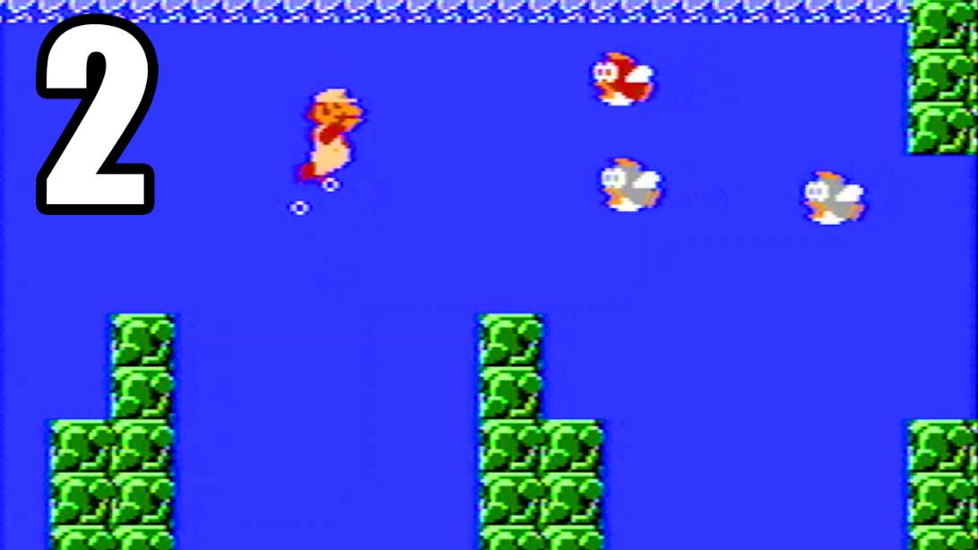 [#2 Super Mario Bros.] ВОДНЫЙ WORLD (NES)