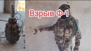 Эффективность гранаты Ф-1 в помещении