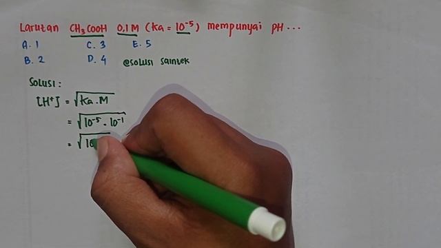MUDAH BANGET !! Menghitung pH pada larutan CH3COOH смотреть онлайн