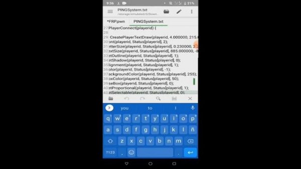 How to add Purge and PingTD in gamemode samp| Angelo 07