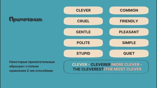 Spotlight 7. Module 7a. Степени сравнения прилагательных и наречий