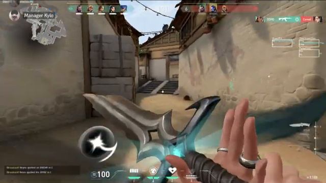 VALORANT 1 bullet kill Champion Vandal смотреть онлайн