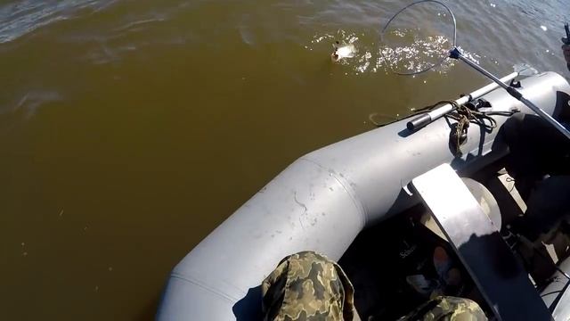 Ловля судака на мандулу. Рыбалка в Астрахани в конце марта. смотреть онлайн
