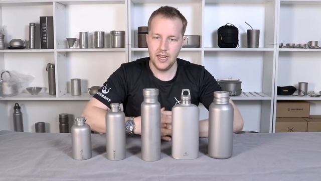 Our Hydration Range | Ultralight Titanium Water Bottle Collection | SilverAnt Outdoors смотреть онлайн