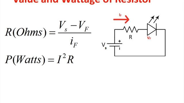 How to calculate resistor value for LED's (Light Emitting Diode)? смотреть онлайн